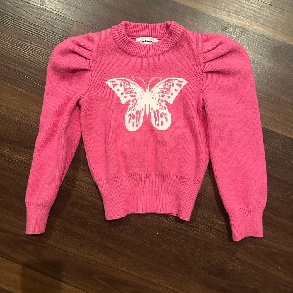 Girls Pink Sweater